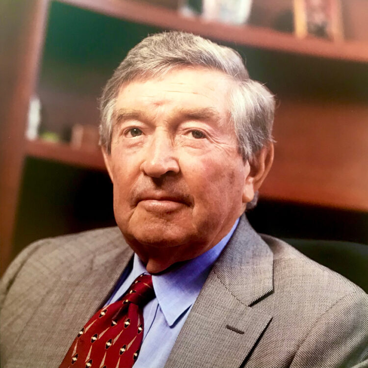 portrait of Dr George L. Edwards, founder of Affordable Dentures and Implants
