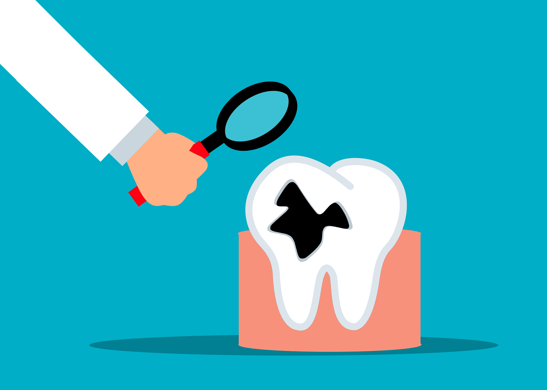 prepping for tooth extraction from tooth pain graphic